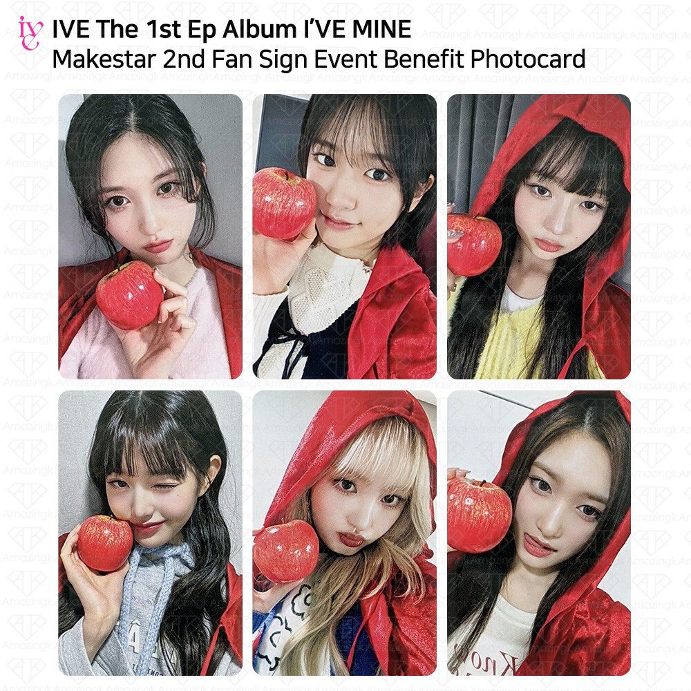 IVE The 1st Ep Album I'VE MINE Makestar 2nd Fan Sign Event Benefit Photocard