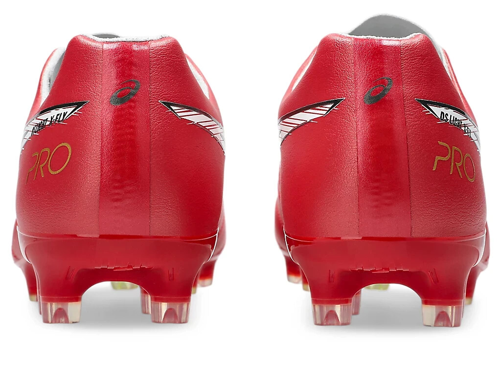 ASICS Soccer Cleats DS LIGHT X-FLY PRO 3 1101A072-600 Classic Red/White