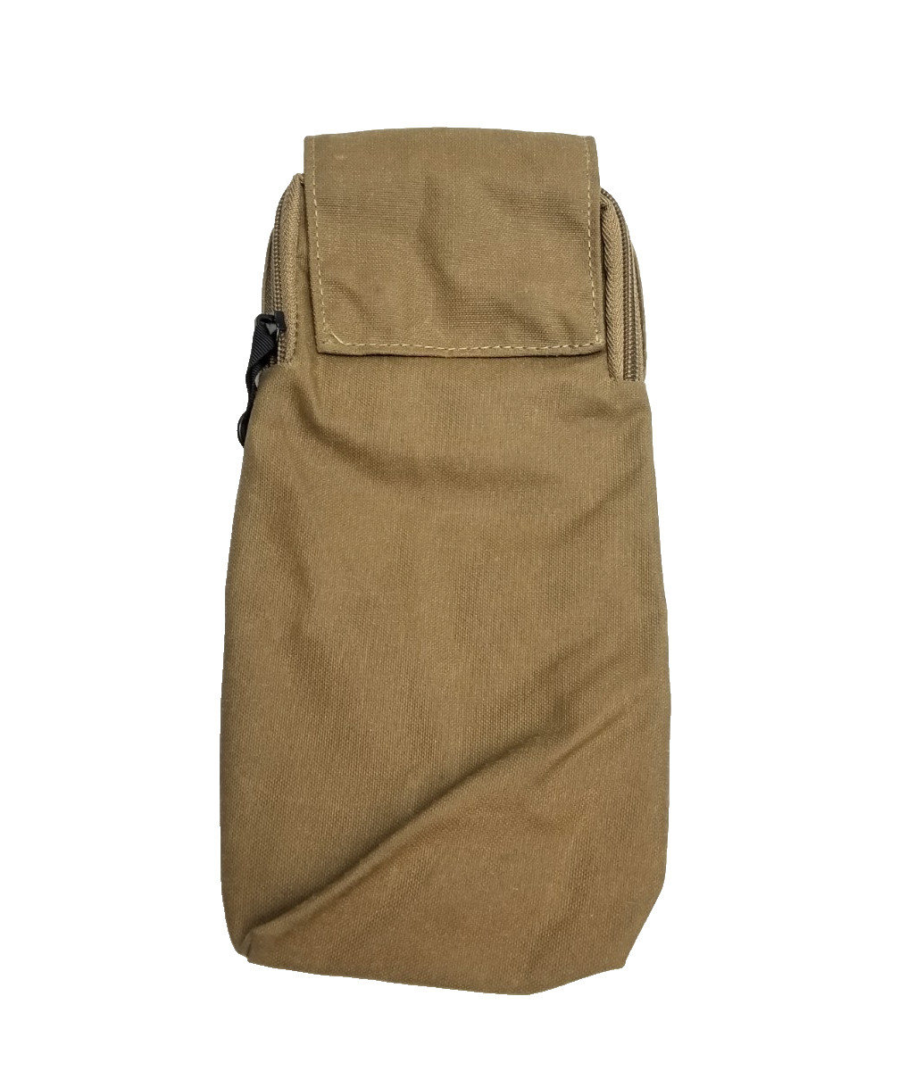 US Military Pilots Survival Vest Snap-Track Utility Pouch 10"x5" COYOTE - NEW