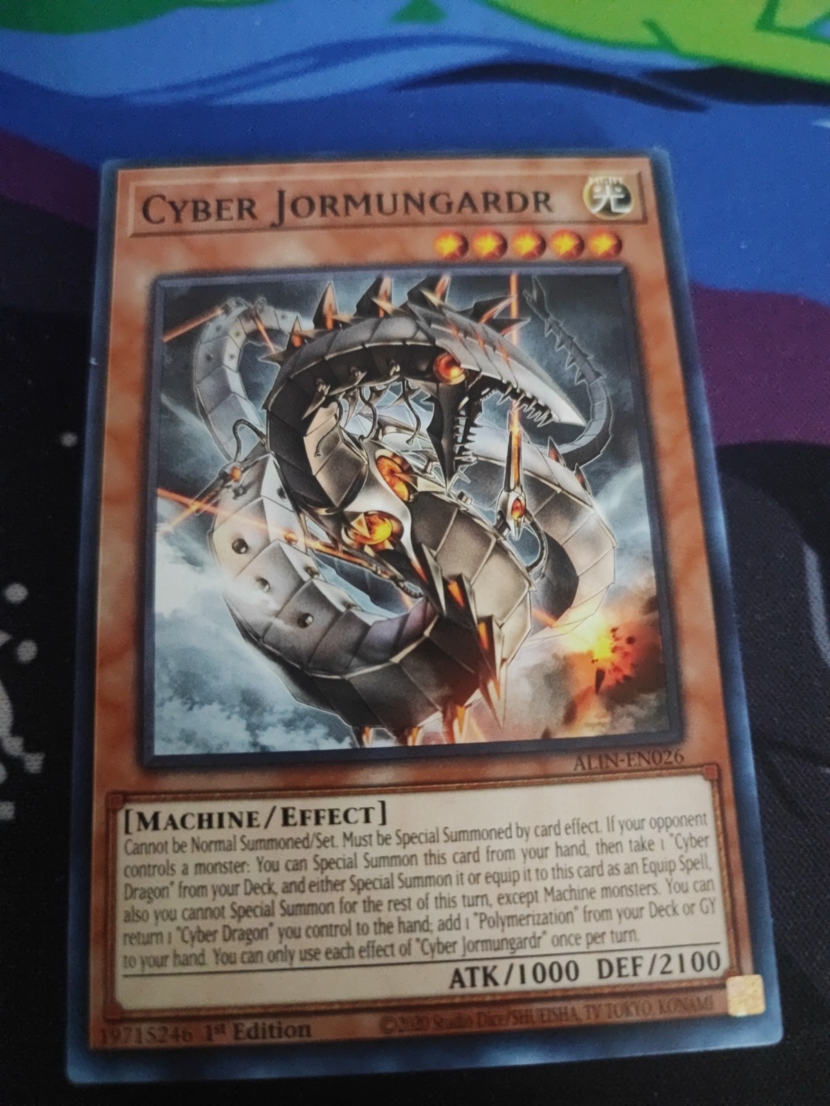Yugioh ALIN-EN026 - Cyber Jormungardr - Common