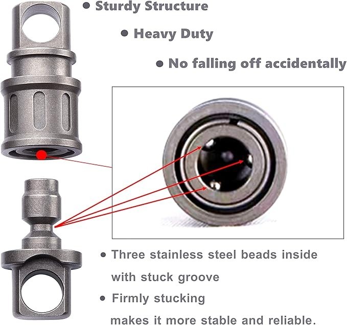 Titanium Quick Release Swivel Keychain, Pull Apart Detachable Keychain Heavy Dut