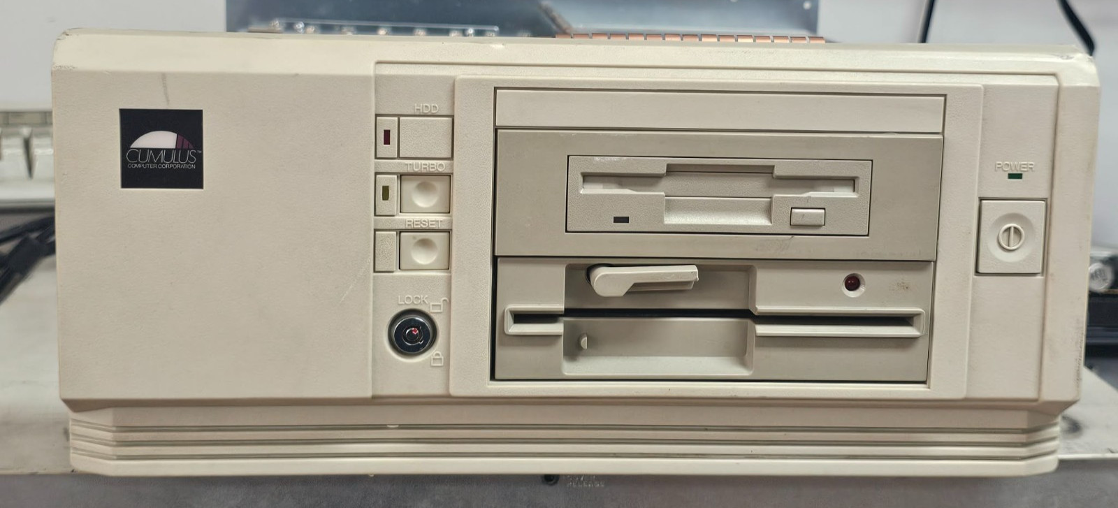 Cumulus A11 Vintage 1992 Personal Desktop Computer 386 Desktop Powers/Posts -P&R