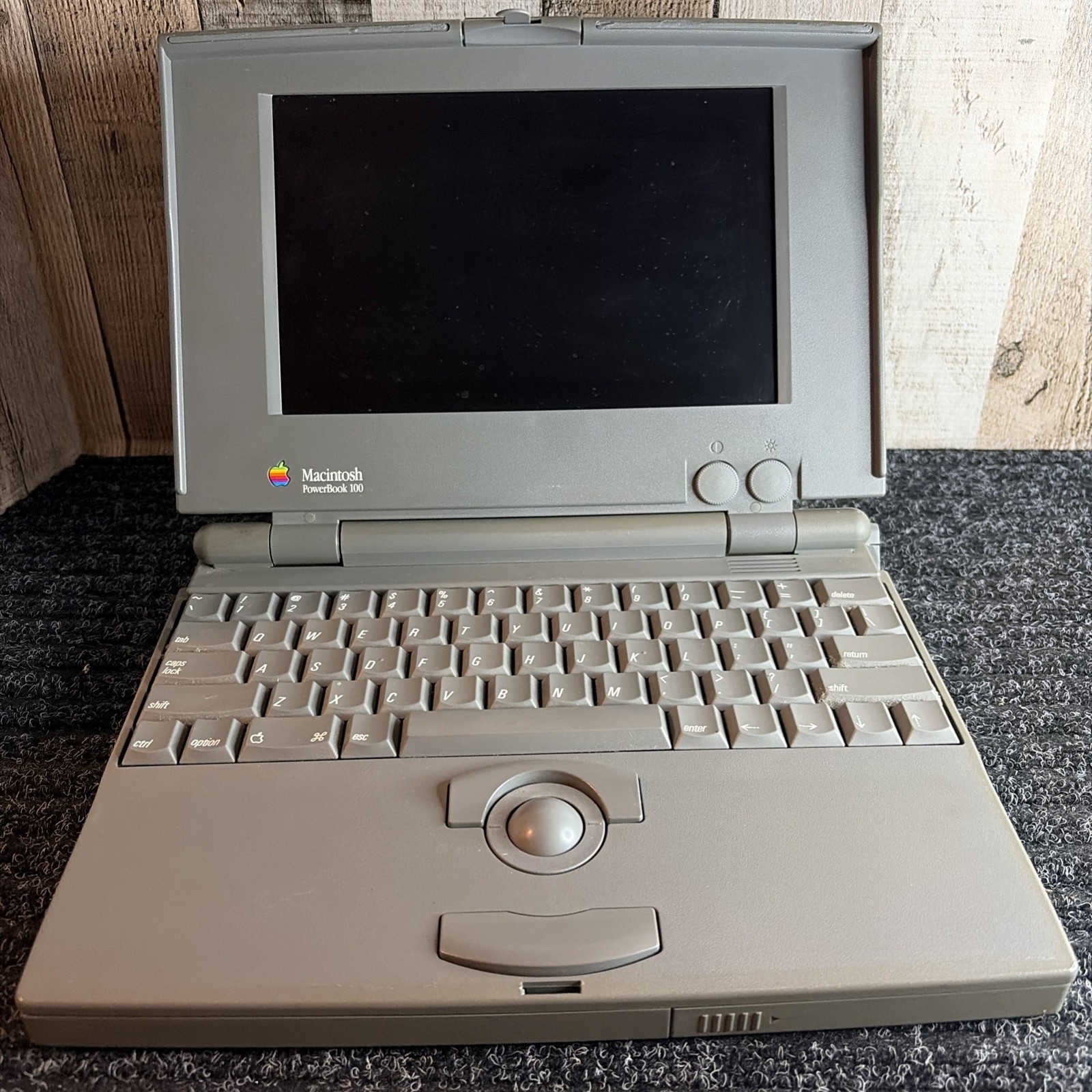 Vintage Macintosh Powerbook 100  Untested Apple 1991 Computer Untested