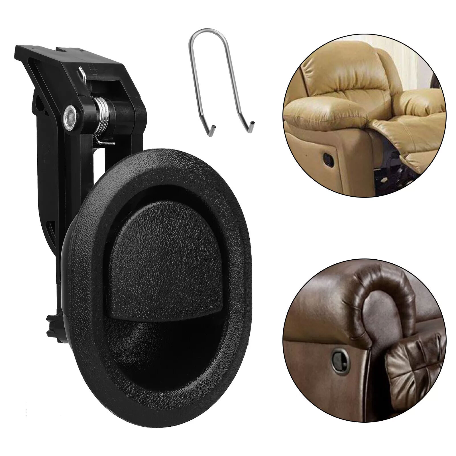 Universal Recliner Sofa Chair Replacement Handle Pull Cable Release Lever Switch