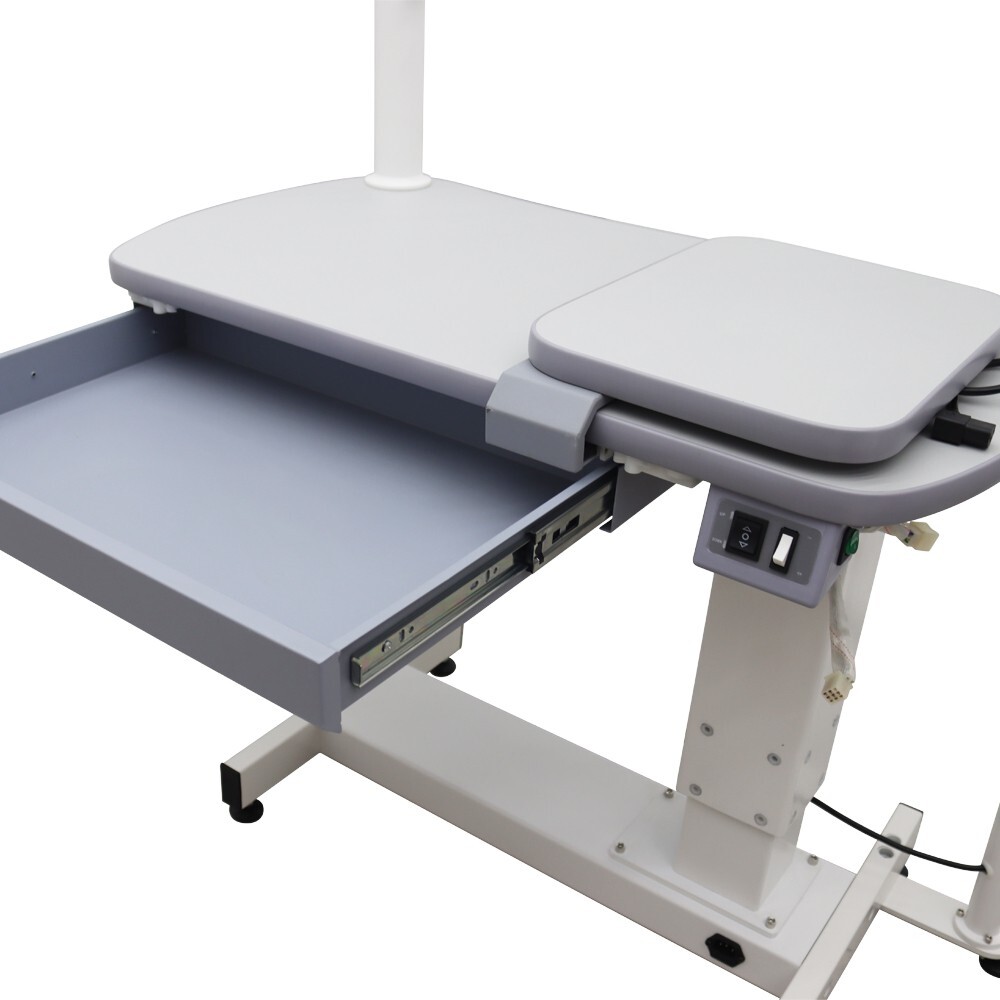 Auto Optometry Ophthalmic Eyeglass Test Table 110V Adjustable w/Vertical Pole