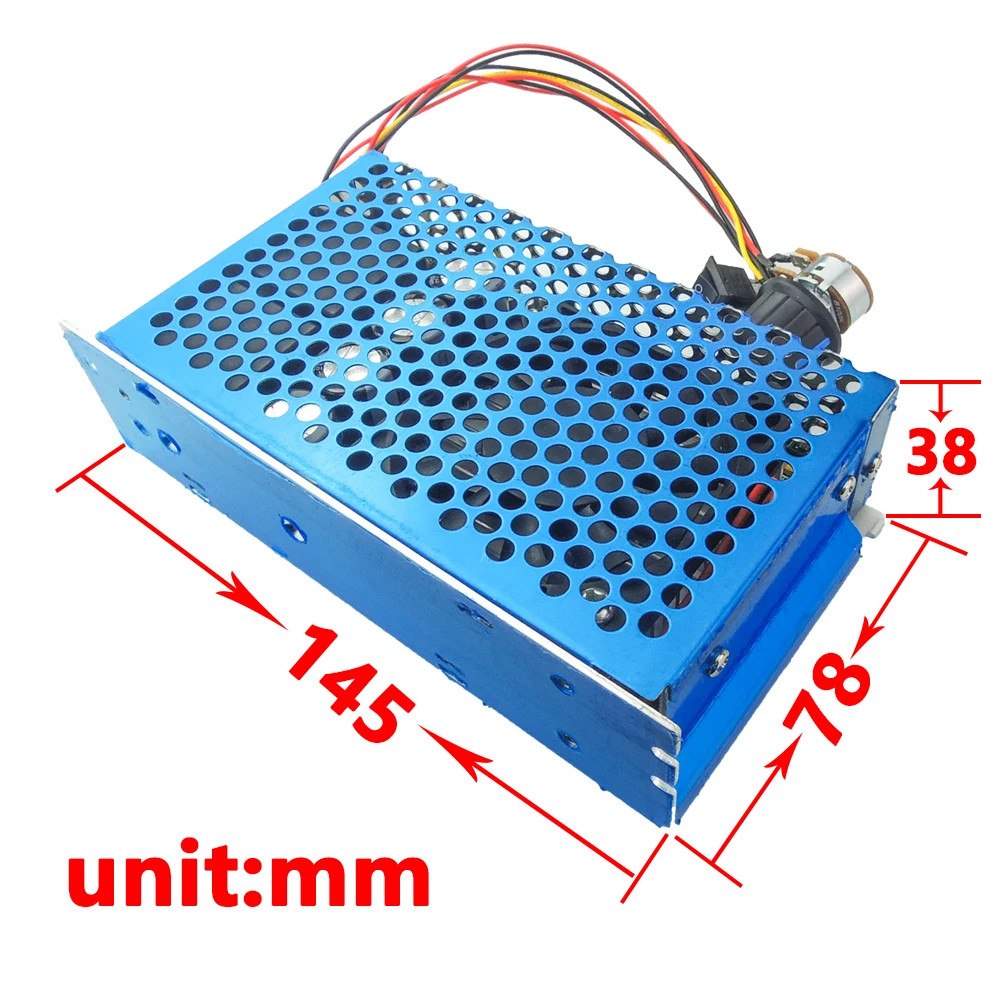 10-50V 100A 3000W PWM DC Motor Speed Control Controller Programable HHO Control