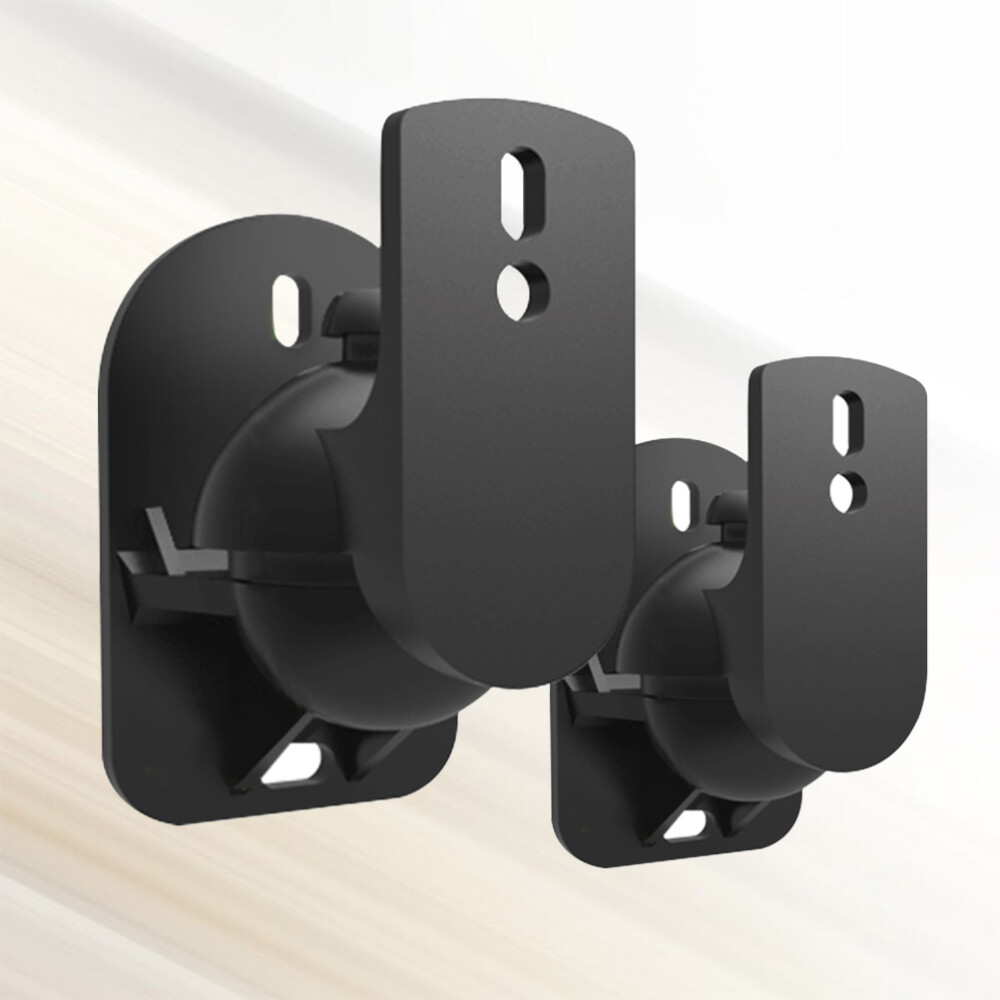 2 Pack Speaker Wall Mount Brackets,Universal Mount for Surround Sound Speakers