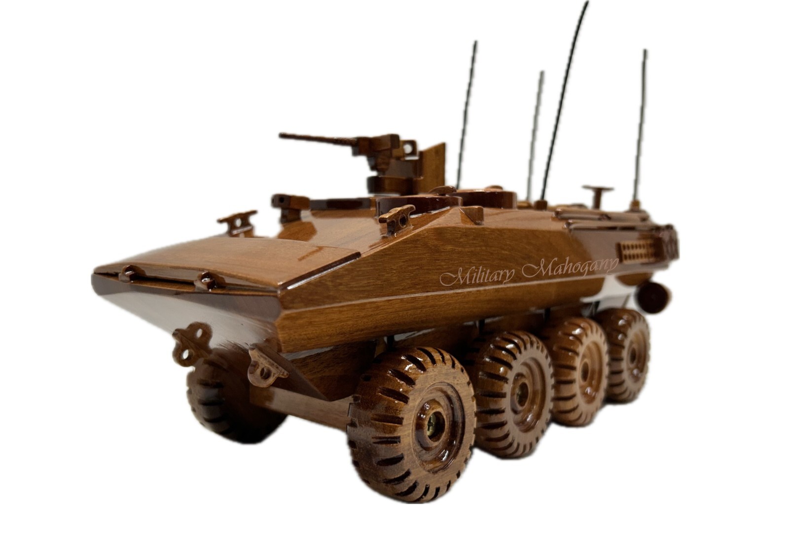 USMC ACV ACV-P Marine Amphibious Combat Vehicle Wood Display  Wooden Model