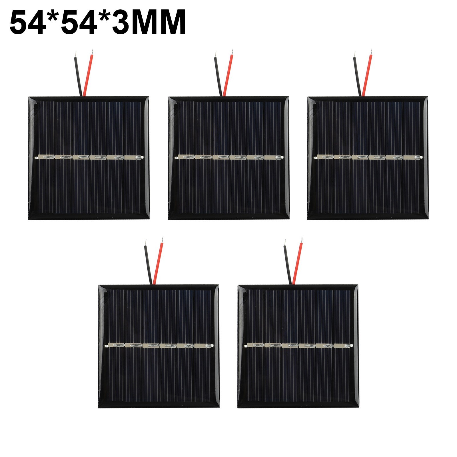 Multi Purpose 5PCS Solar Panels 0 45W for Camping and Hiking Adventures