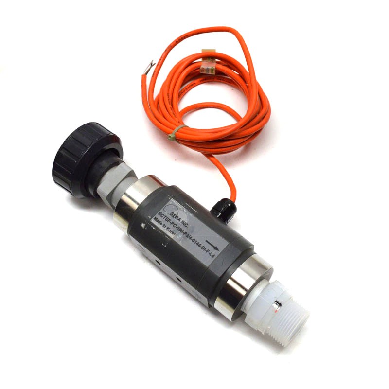 Seba Inc. SCTSF-PC-050-P3/4-0144-DI-F-L4 Straight Female 3/4" Flow Meter 24VDC