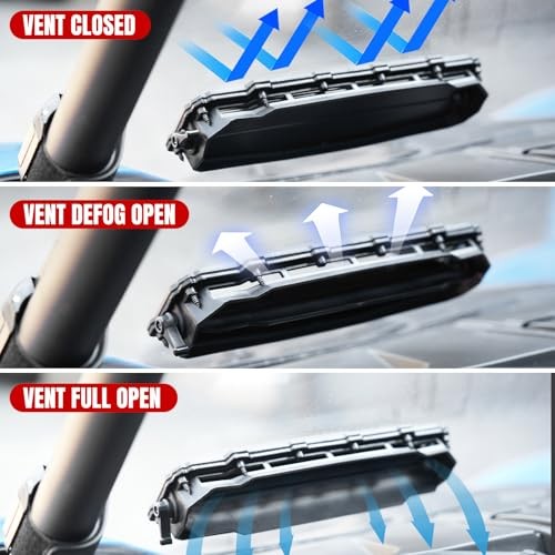 UTV Windshield Vent Self Install Kit for Can Am Maverick X3 Accessories,