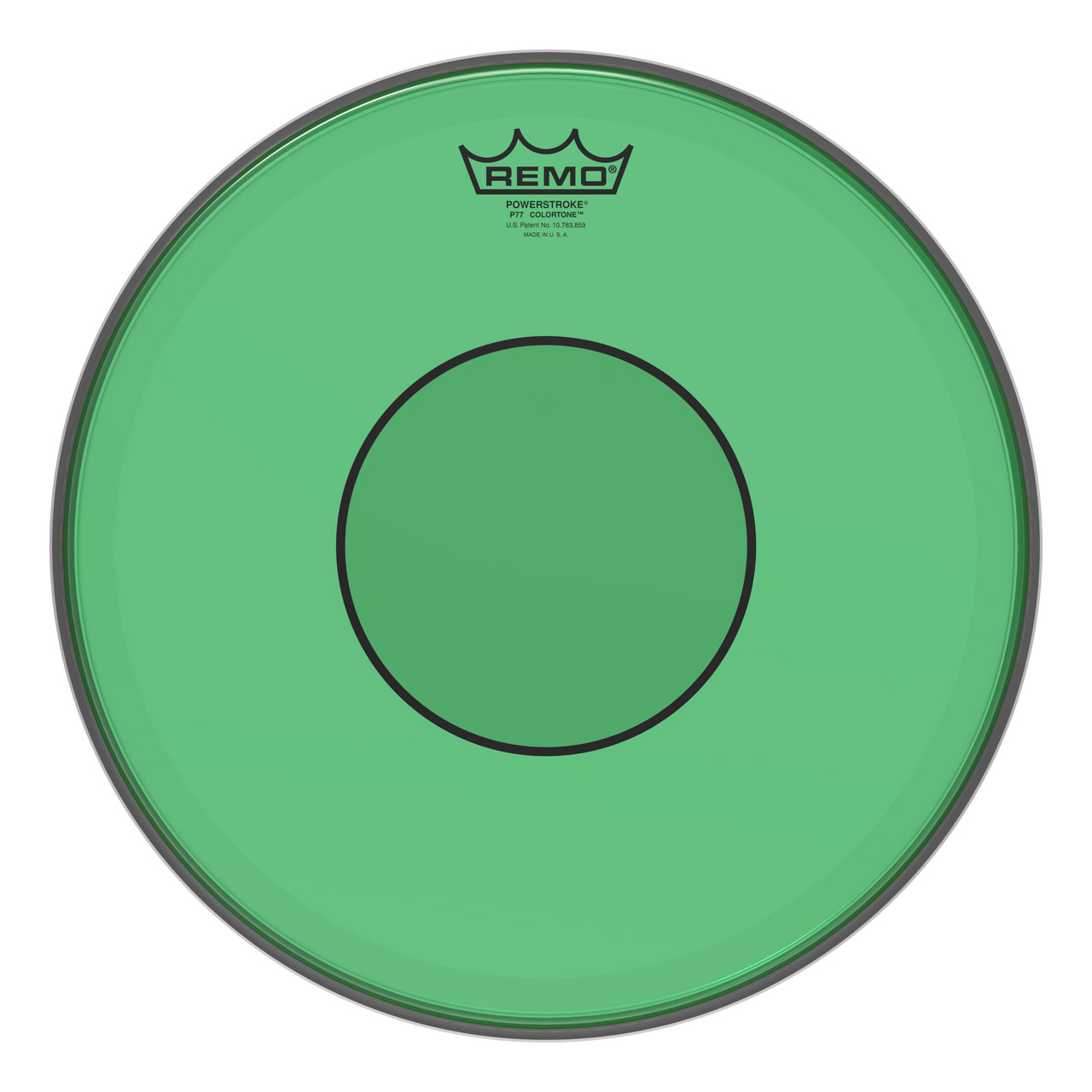 Remo Powerstroke 77 Colortone Green Drumhead, 13"