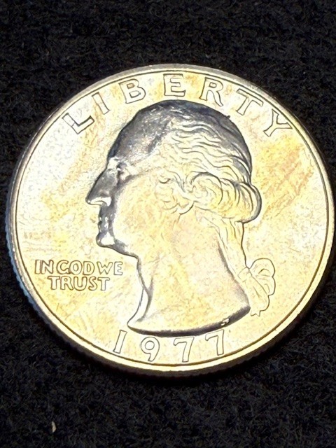 1977-P WASHINGTON QUARTER BEAUTIFUL BU UNC UNCIRCULATED!