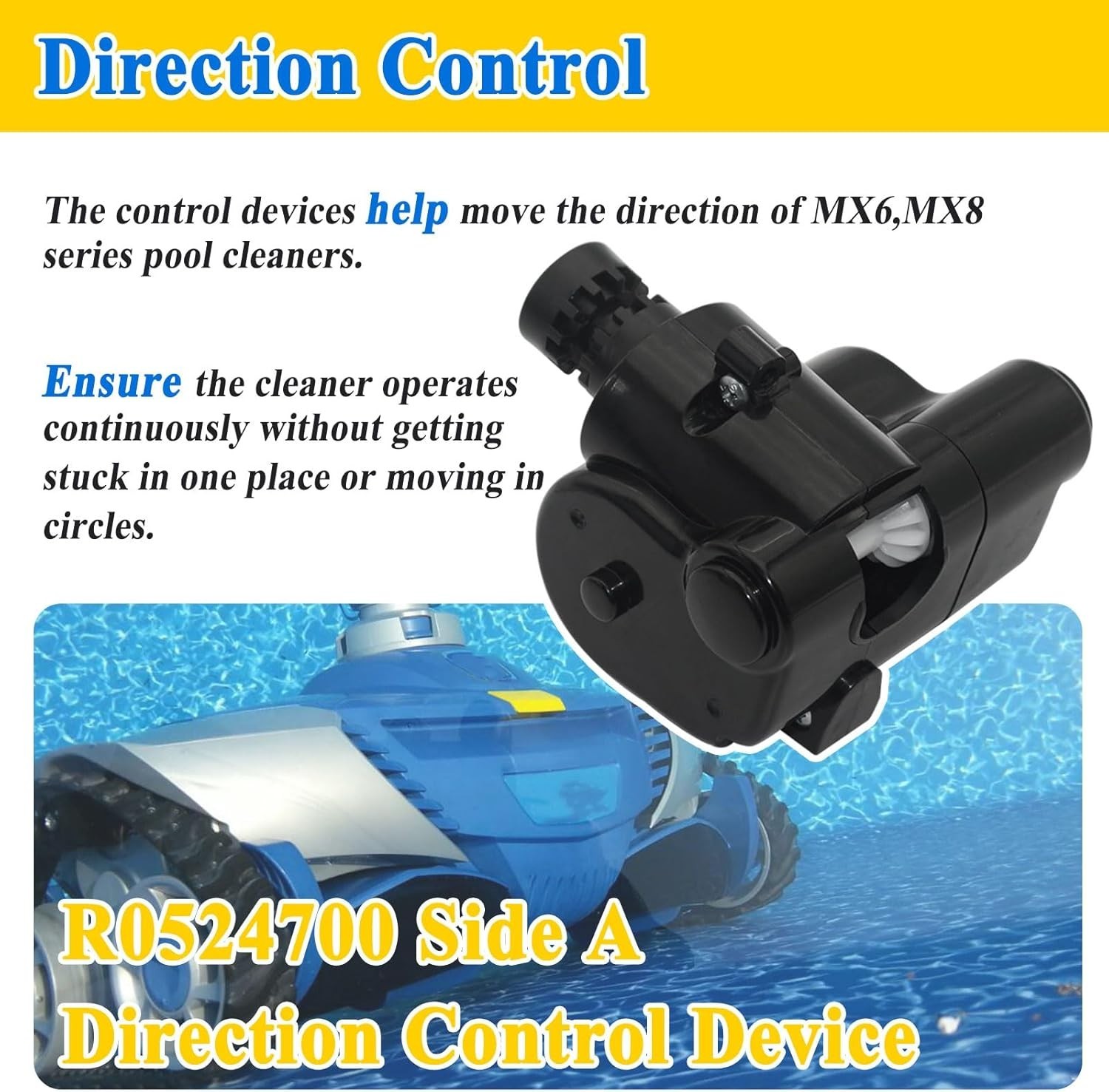 Pool Cleaner Part R0524700: Side A Direction Control Device