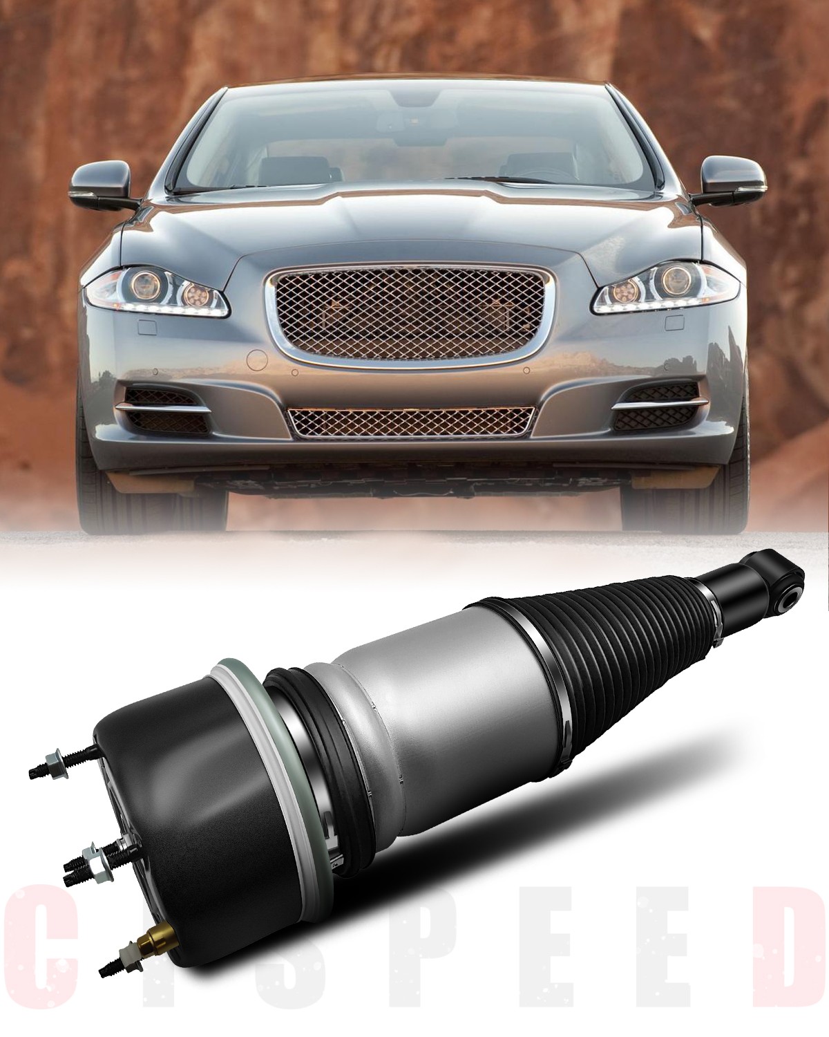 Rear Air Suspension Shock Strut For Jaguar XJ Series XJ XJR XJL 2010-19 C2D23524