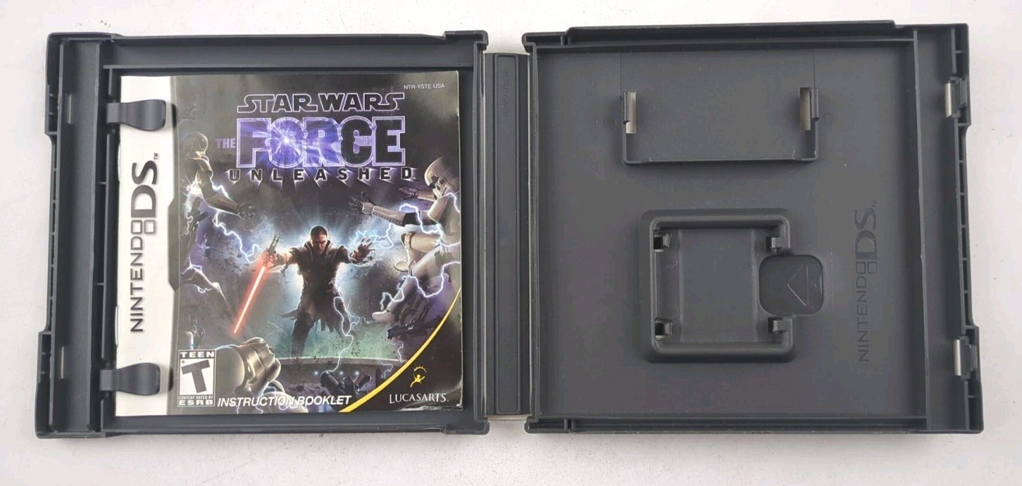 Star Wars: The Force Unleashed Nintendo DS Case & Manual Only NO GAME Authentic