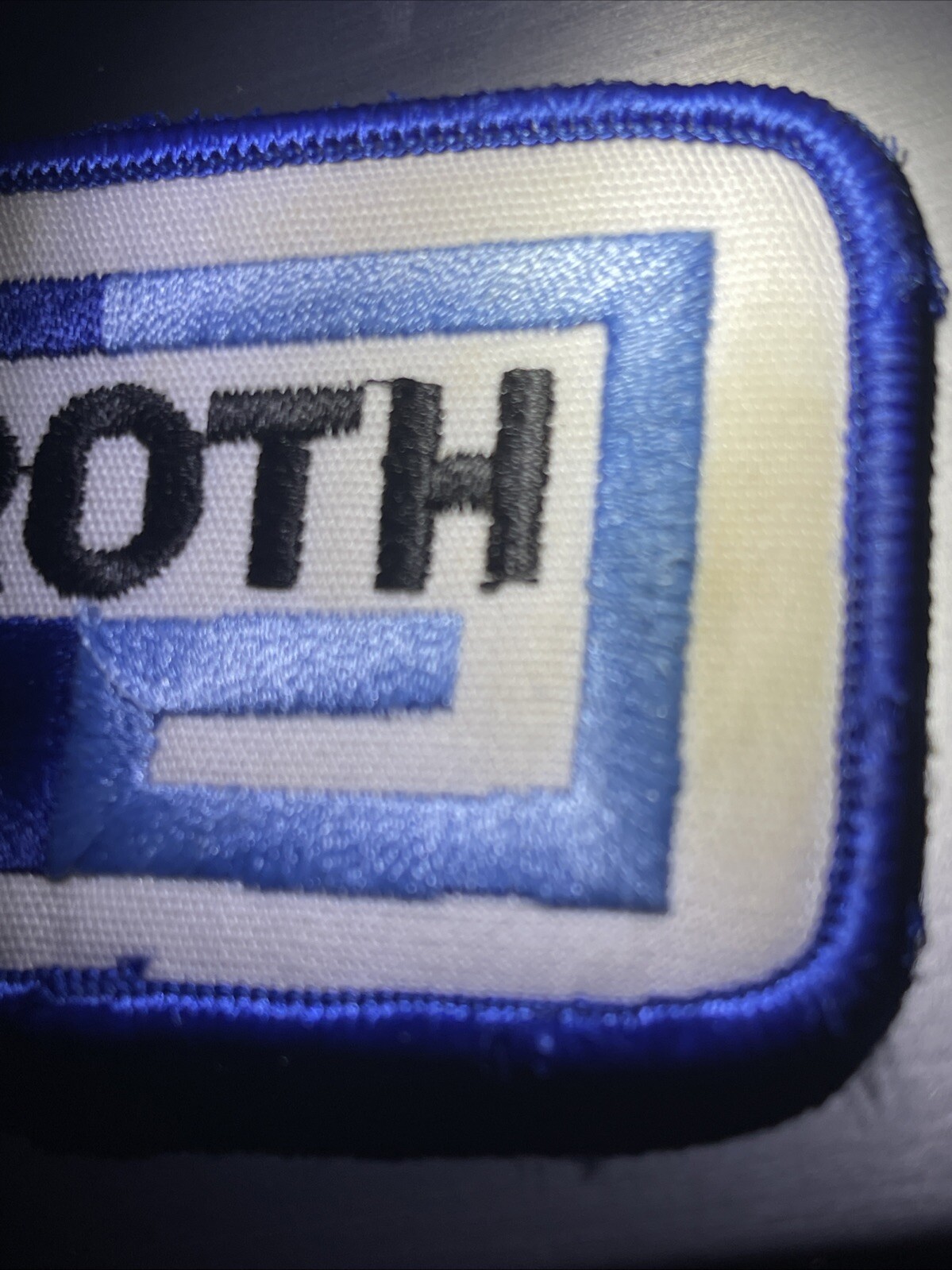 Vintage Groth Petroleum Manufacturing Patch; 2” X 3.5”