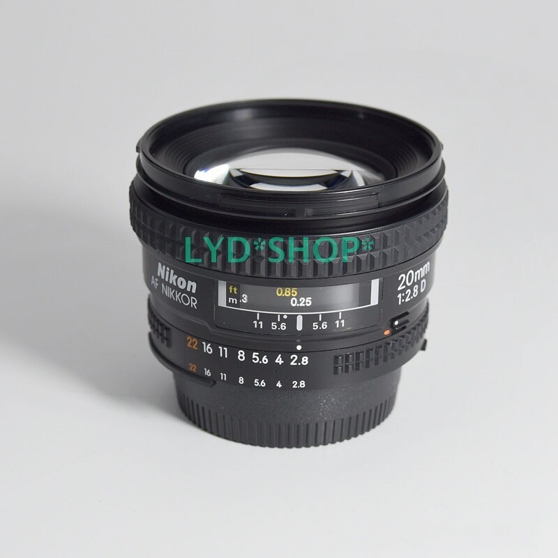 Full Frame Wide Angle Autofocus Lens AF NIKKOR 20/2.8D Pre-owned