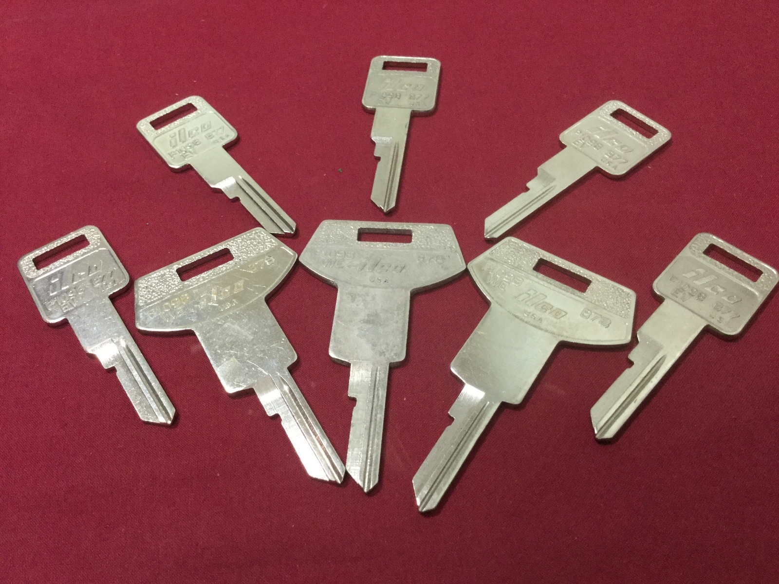 GM by Ilco B77 & B78 Key Blanks, Set of 8 - Locksmith