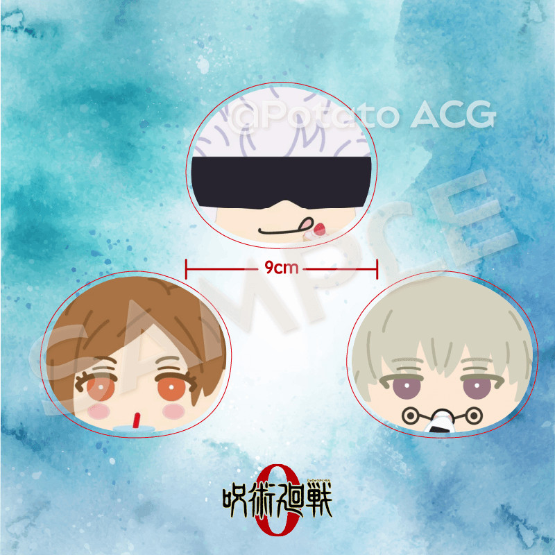 Jujutsu Kaisen Series Decorate Acrylic Desktop Coaster Cosplay Insulation Gift