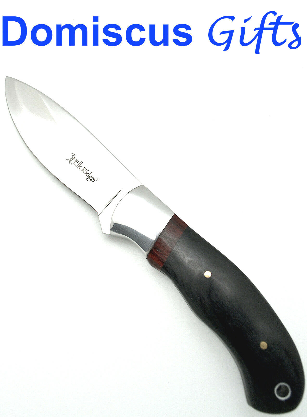 8 1/2" NEW! ELK RIDGE Hunting Knife Pakkawood Handle SURVIVAL Tactical ER-525BW