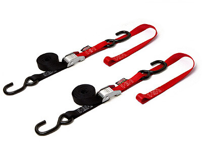 Powertye 1" Soft-Tye Tie Downs Red (23621)