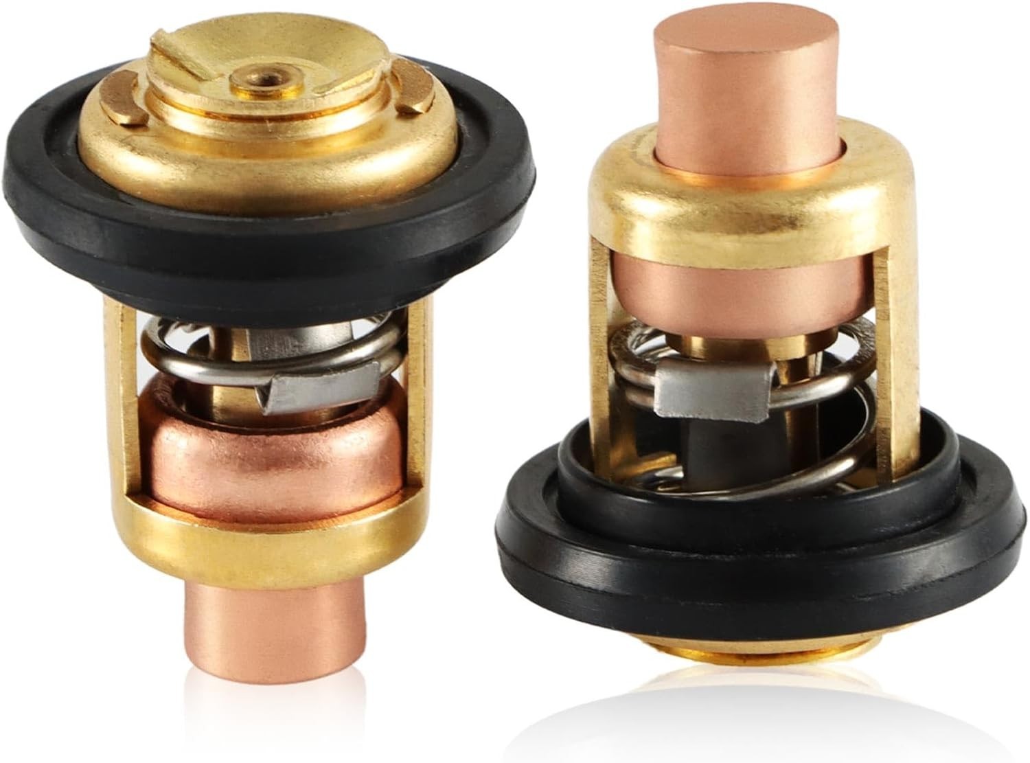 2PCS Thermostat Kit Compatible with Mercury Marine V6 135HP 150HP 175HP 200HP 22