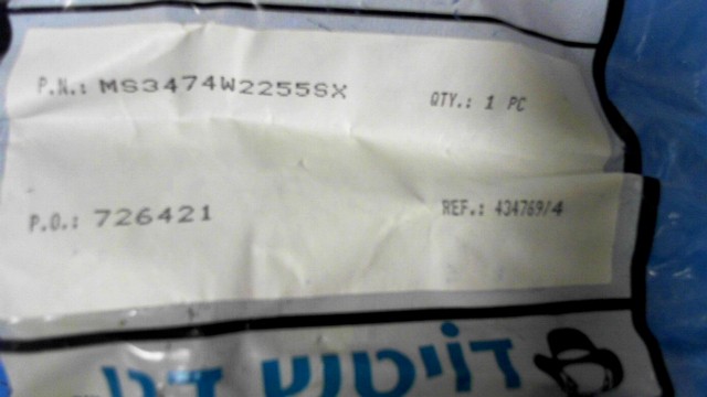 New (1pc) MS3474W2255SX DEUTSCH Interconnect MIL-Spec