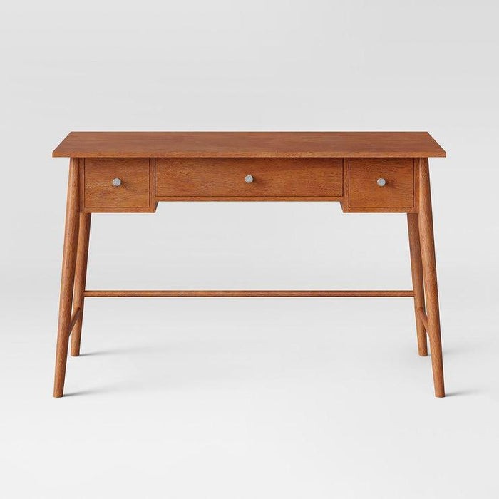 Project 62 Amherst Mid Century Brown Wood Writing Desk