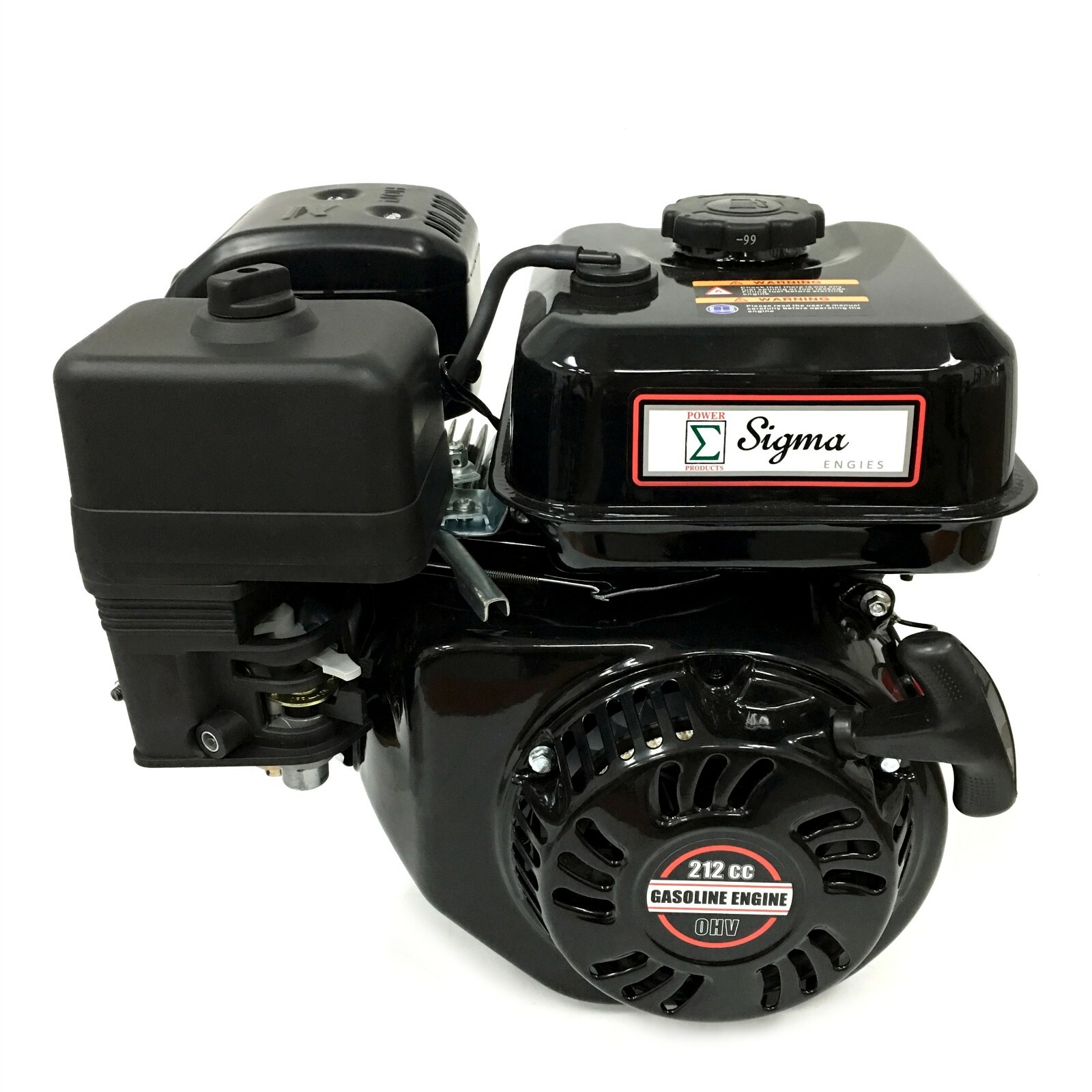 Sigma 6.5HP 212CC Horizontal Engine For Chipper Shredder Same Predator Factory
