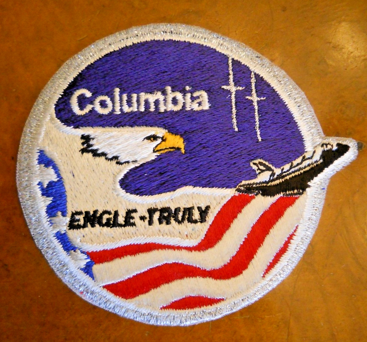 NASA 4" STS-2 SPACE SHUTTLE COLUMBIA MISSION PATCH (NEW WITHOUT TAGS)
