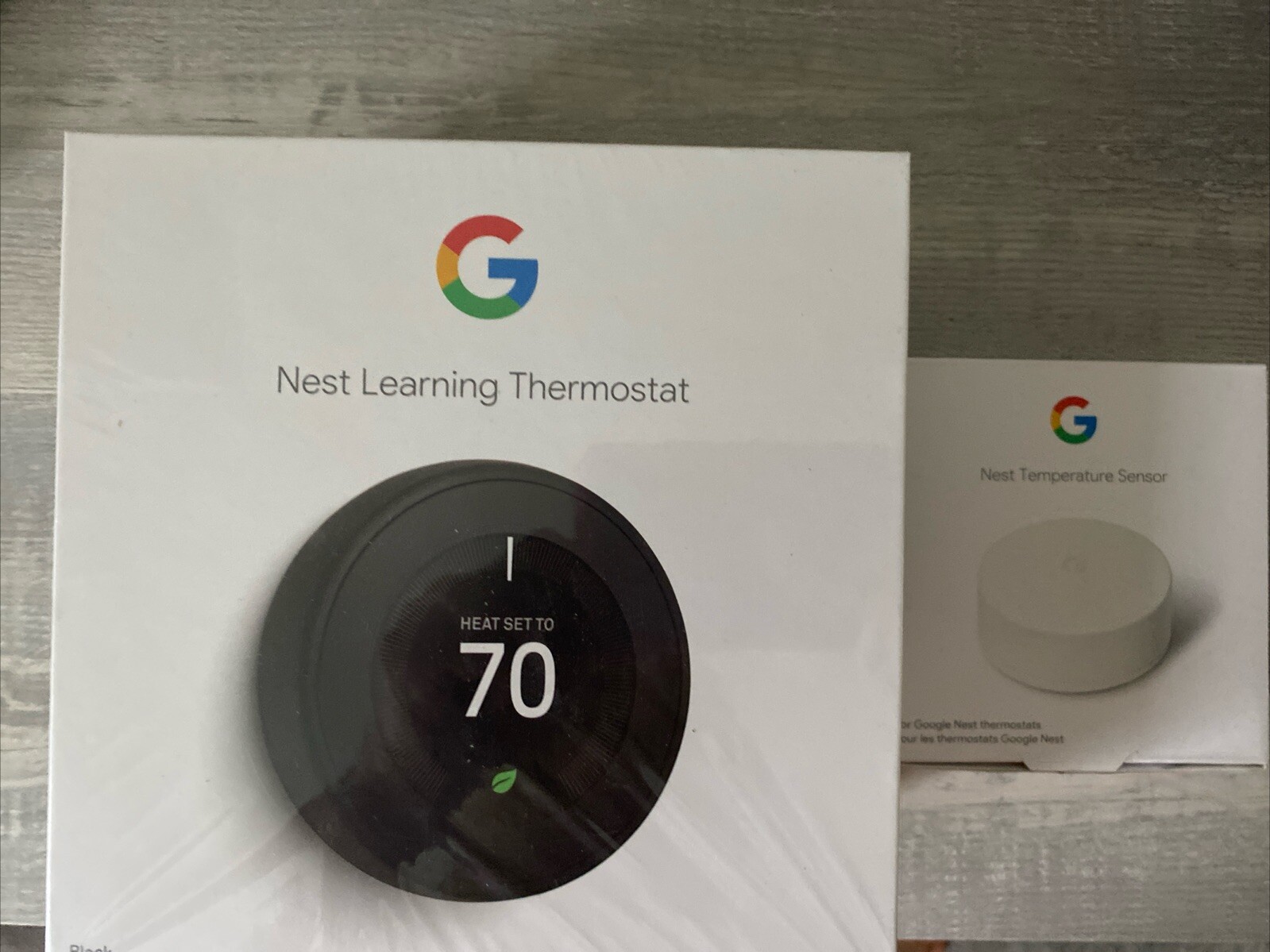 Nest Learning thermostat & Sensor- EMPTY Manufacture Boxes Only (no Thermostat)