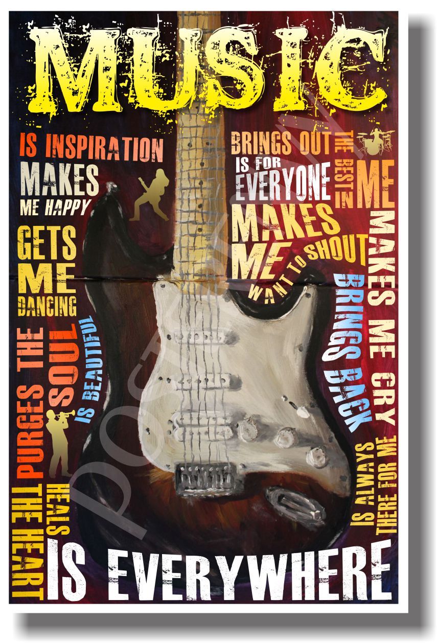 Music Is Everywhere 2 - NEW Music Poster