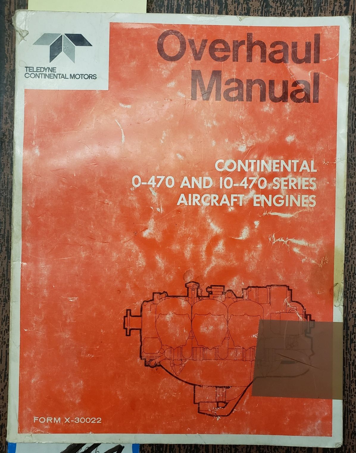 CMC Continental Aircraft Engines 0-470; IO-470 Overhaul Manual 1971
