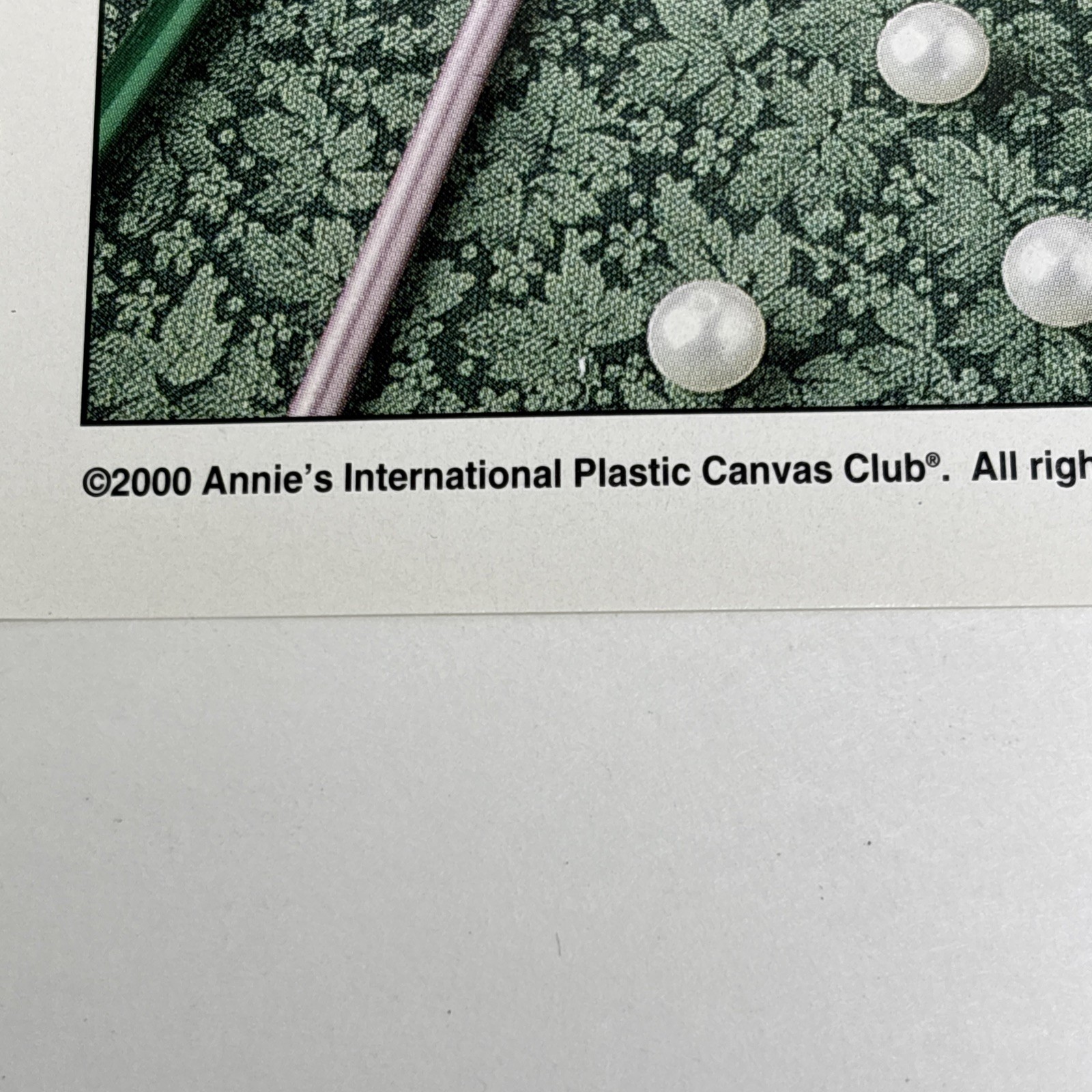 Doily Topped Box Annie's Attic Plastic Canvas Pattern Page
