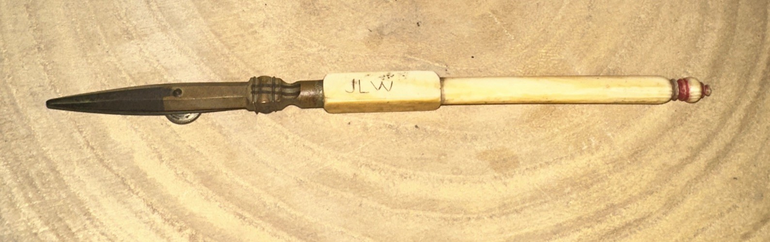 ANTIQUE INK DIP RULING PEN CUT STEEL DRAWING INSTRUMENT 15 cm by REYNOLDS (T1)