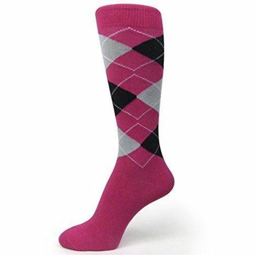 Spotlight Hosiery shades of PINK Men Groomsmen dress Socks (Hot Pink, Light Pink