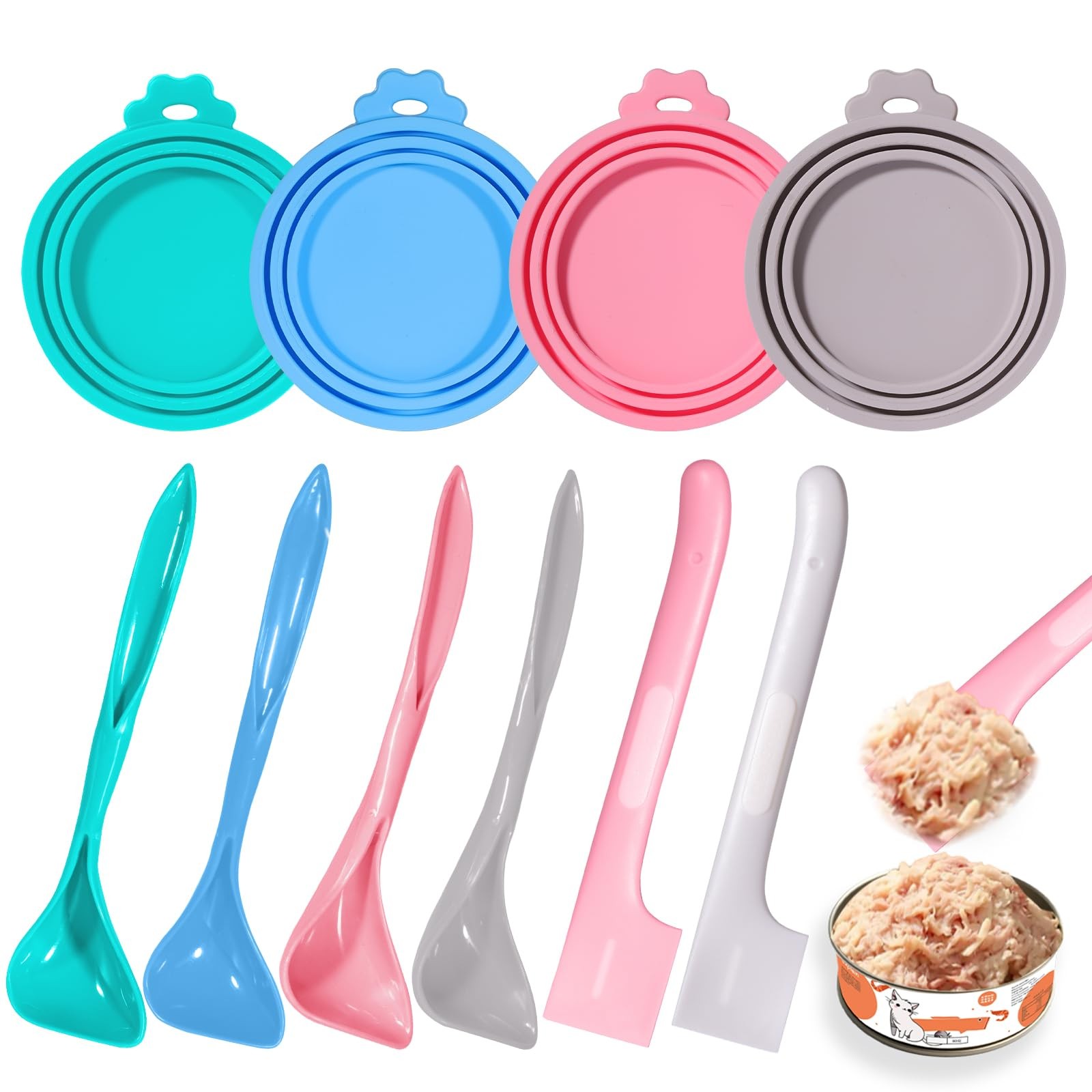 Cat Food Can Covers Lids Can Lids For Dog Food Pet Food Can Covers 10Pcs Univ...