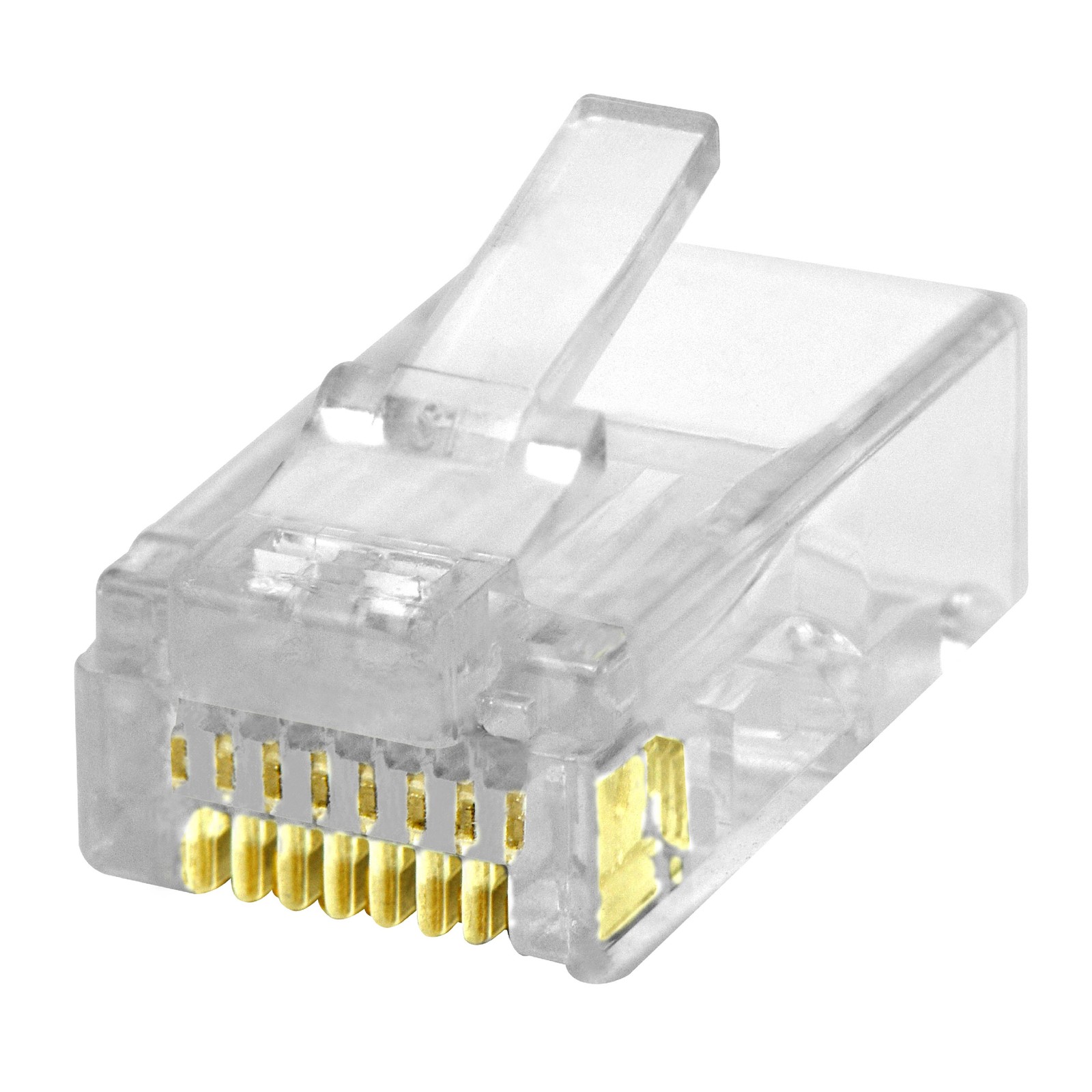 100pcs RJ45 8P8C CAT5 CAT5e Modular Plug Network Cable Lan Connector End