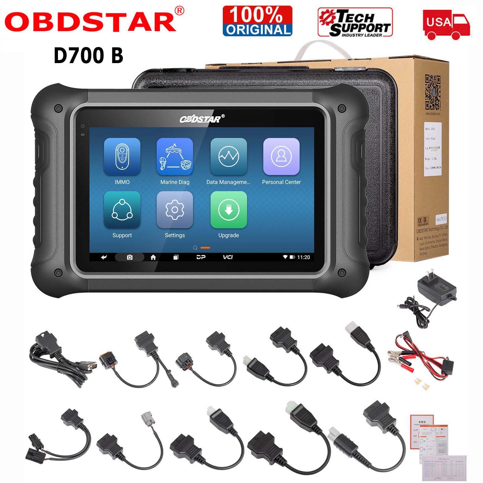 OBDSTAR D700 B for Outboard Marine Diagnostic Scanner Tool Action Tester Coding