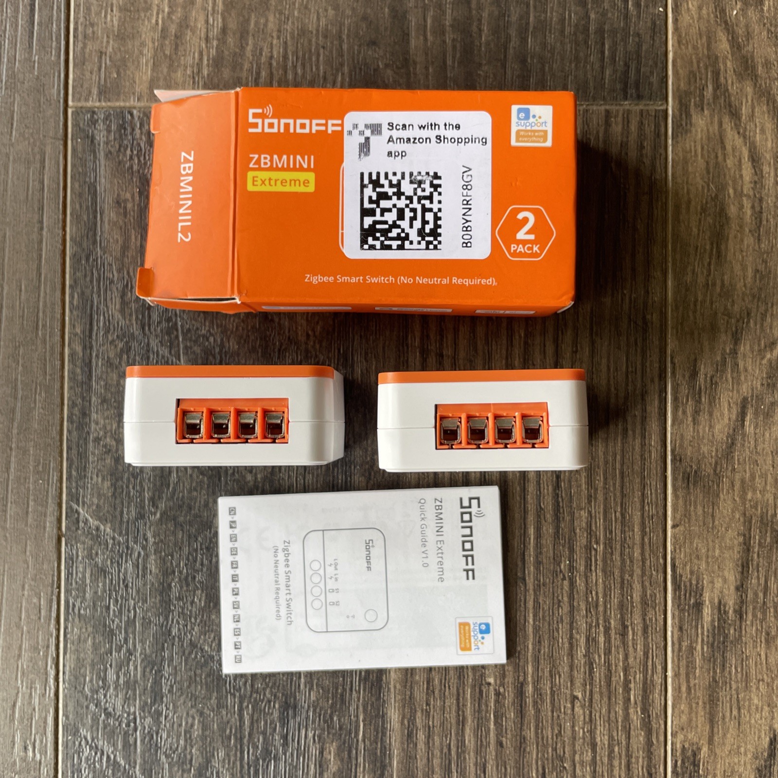 SONOFF ZBMINI Extreme Zigbee Smart Switch (No Neural Required) 2 Pack ZBMINIL2