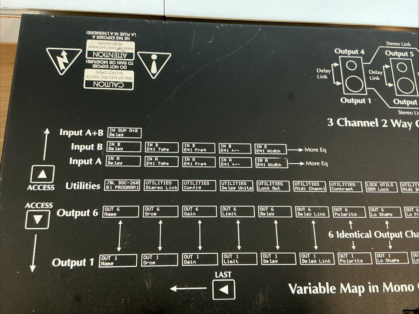 JBL DSC260 Digital System Controller