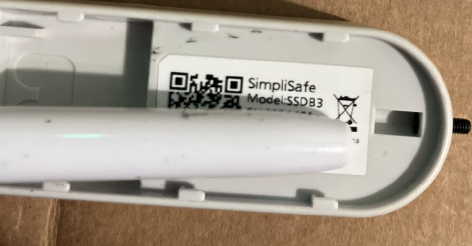 SimpliSafe Video Doorbell Camera Smart Security Wi-Fi Wired Camera White SSDB3