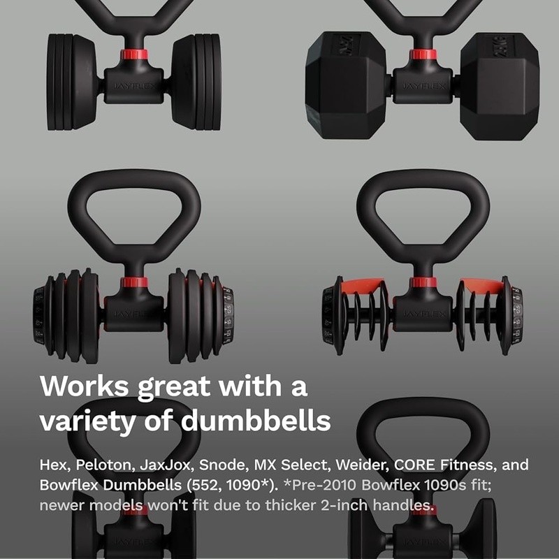 Adjustable Kettlebell Grip Dumbbells Portable Home Workout Weight Training New
