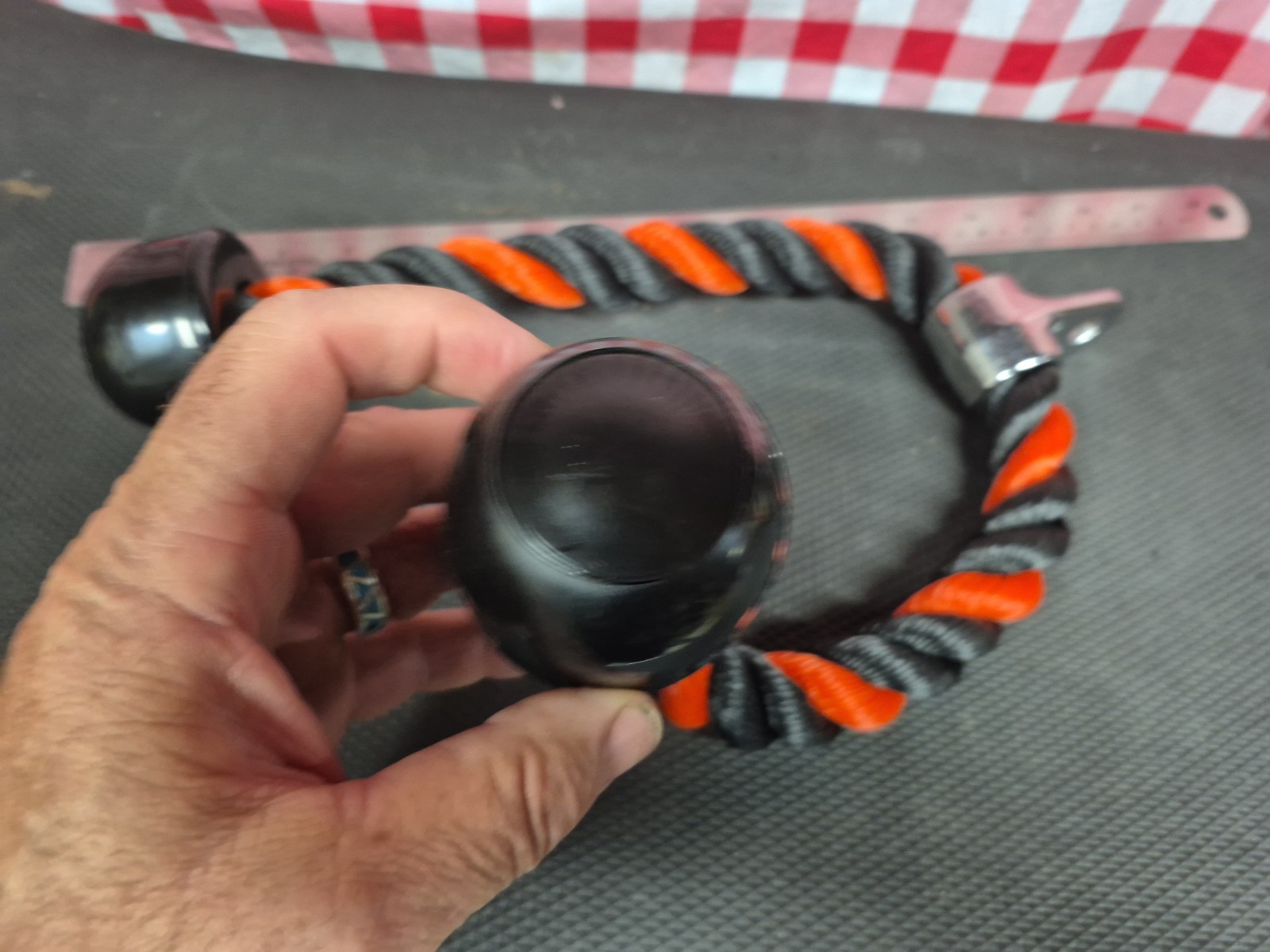Tricep Rope Attachment For Cable Machines