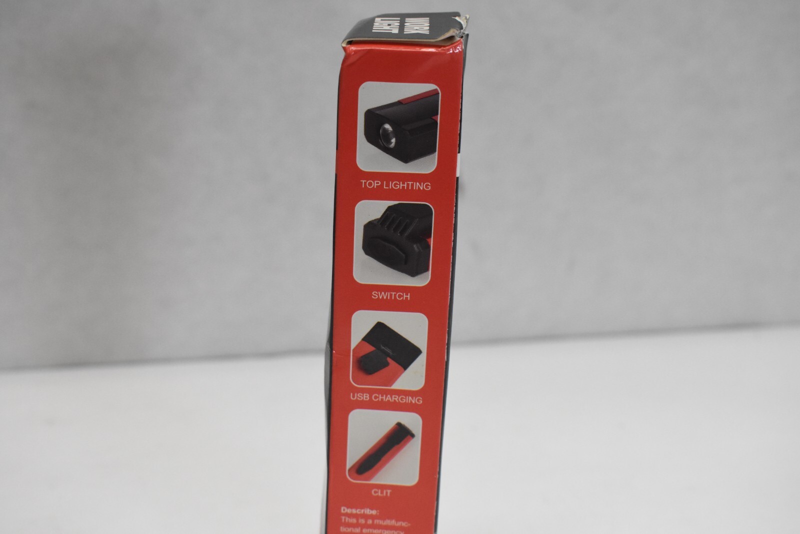 COB Work Light with Magnet Pen Light Rechargeable Outdoor Handheld Emergency