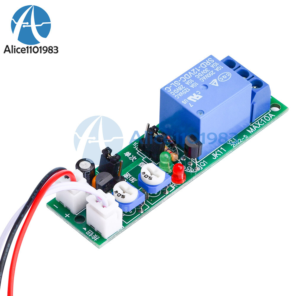 DC 5V 12V 24V 0-24h Adjustable Cycle Timer Delay Relay Module On/Off Switch