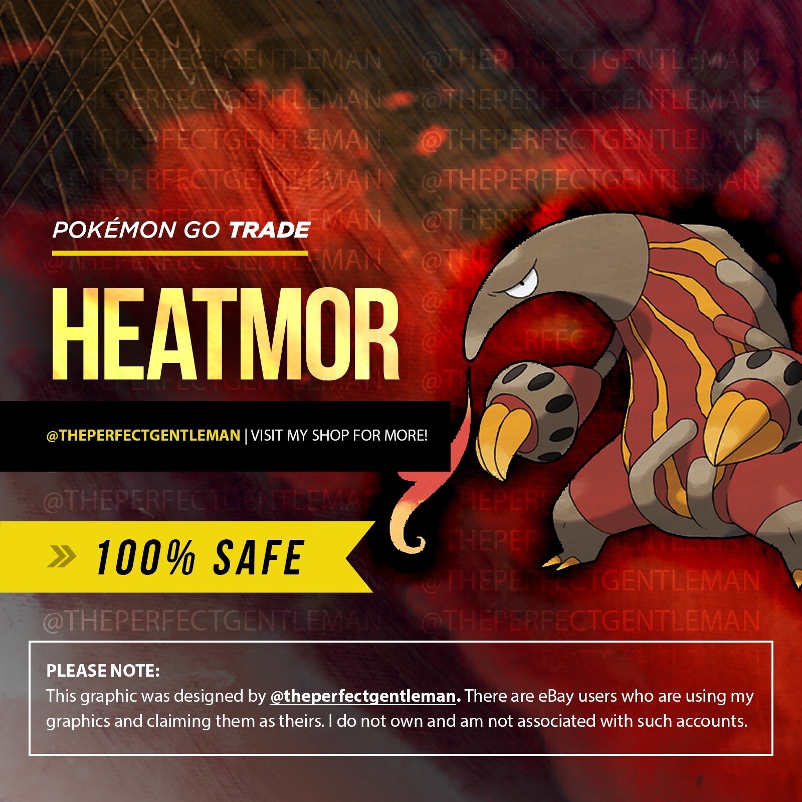 Heatmor Pokemon #631 GO