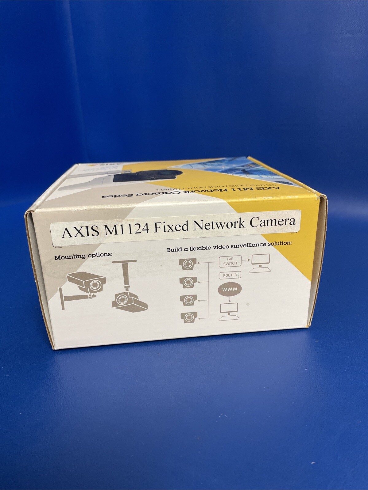 AXIS M1124 720P NETWORK SURVEILLANCE CAMERA POE / NEW