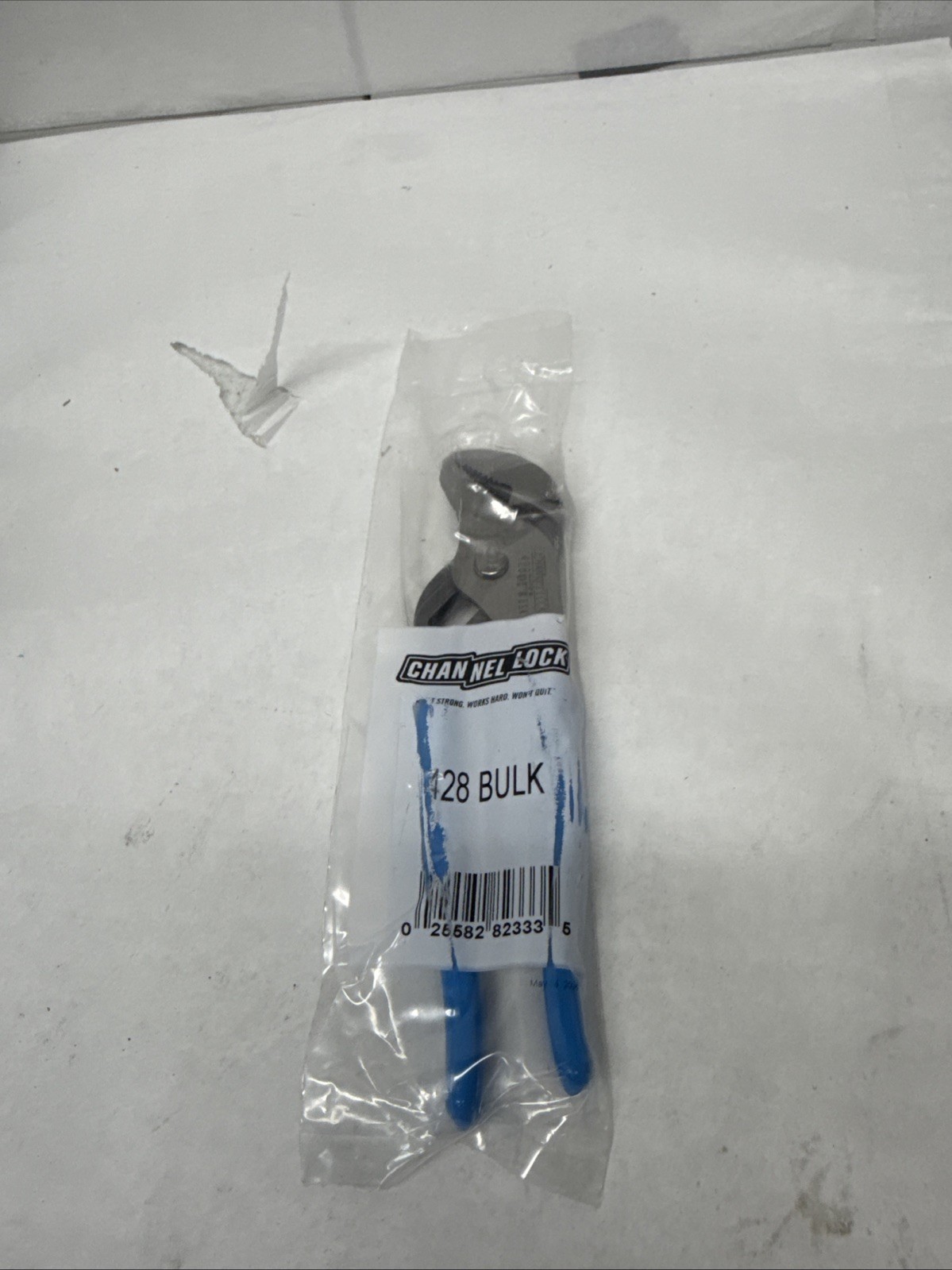 428 Straight Jaw Tongue & Groove Pliers, 8-inch | 1-1/2-inch Jaw Capacity